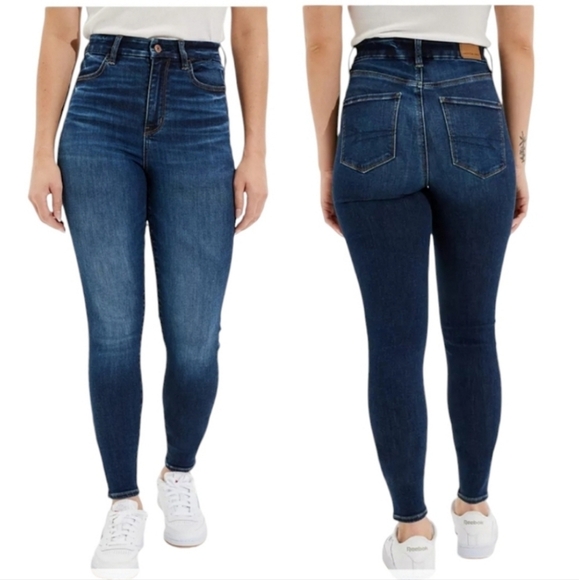 AEO Ne(x)t Level Curvy Super Hi-Rise Jegging Sz 6 - Picture 1 of 8
